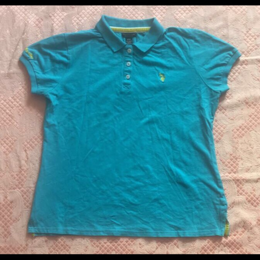 U.S. Polo Association Teal Boys XXL